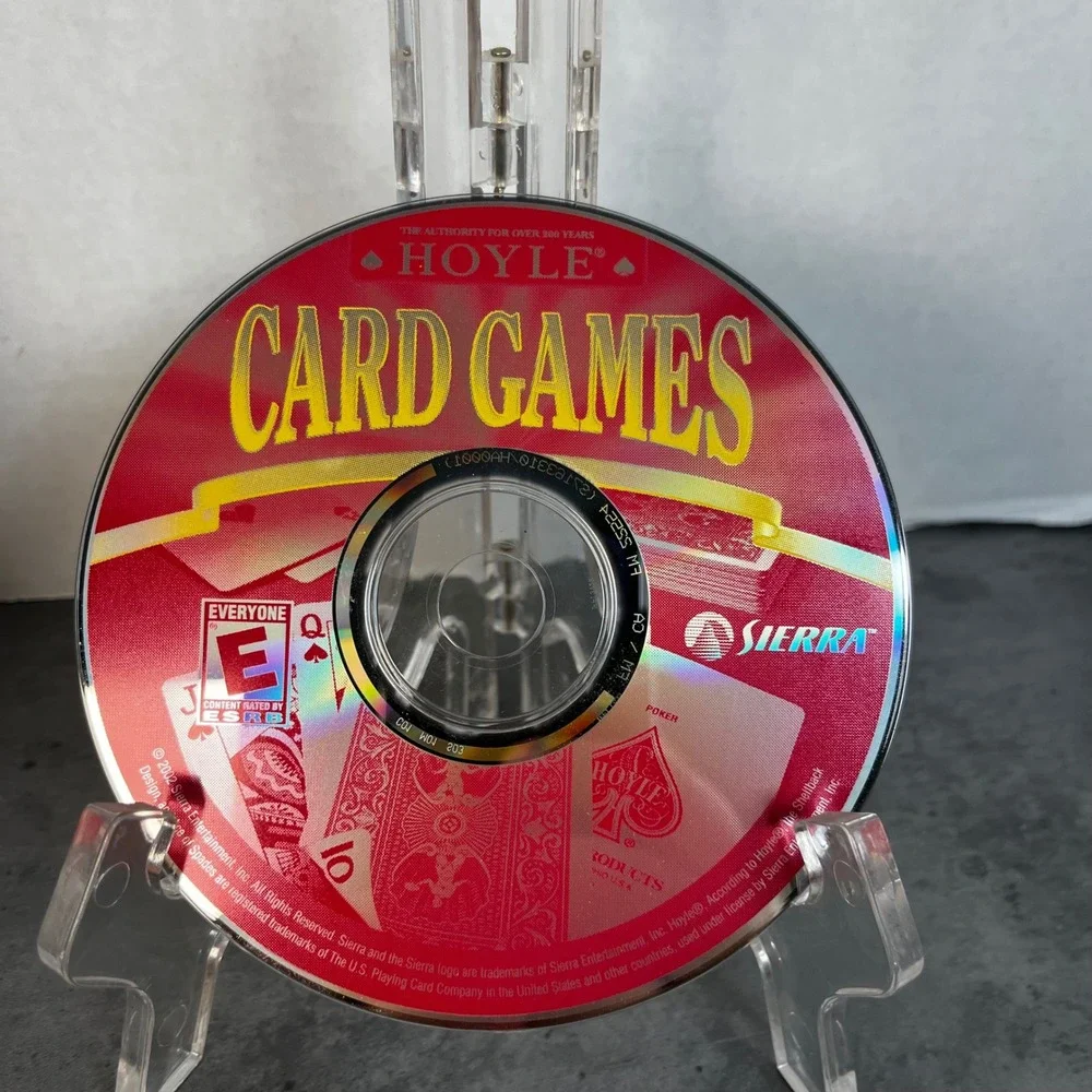 Hoyle Card Games PC CD ROM 2003 Sierra 18 Favorite Games‎ EUC VTG Complete